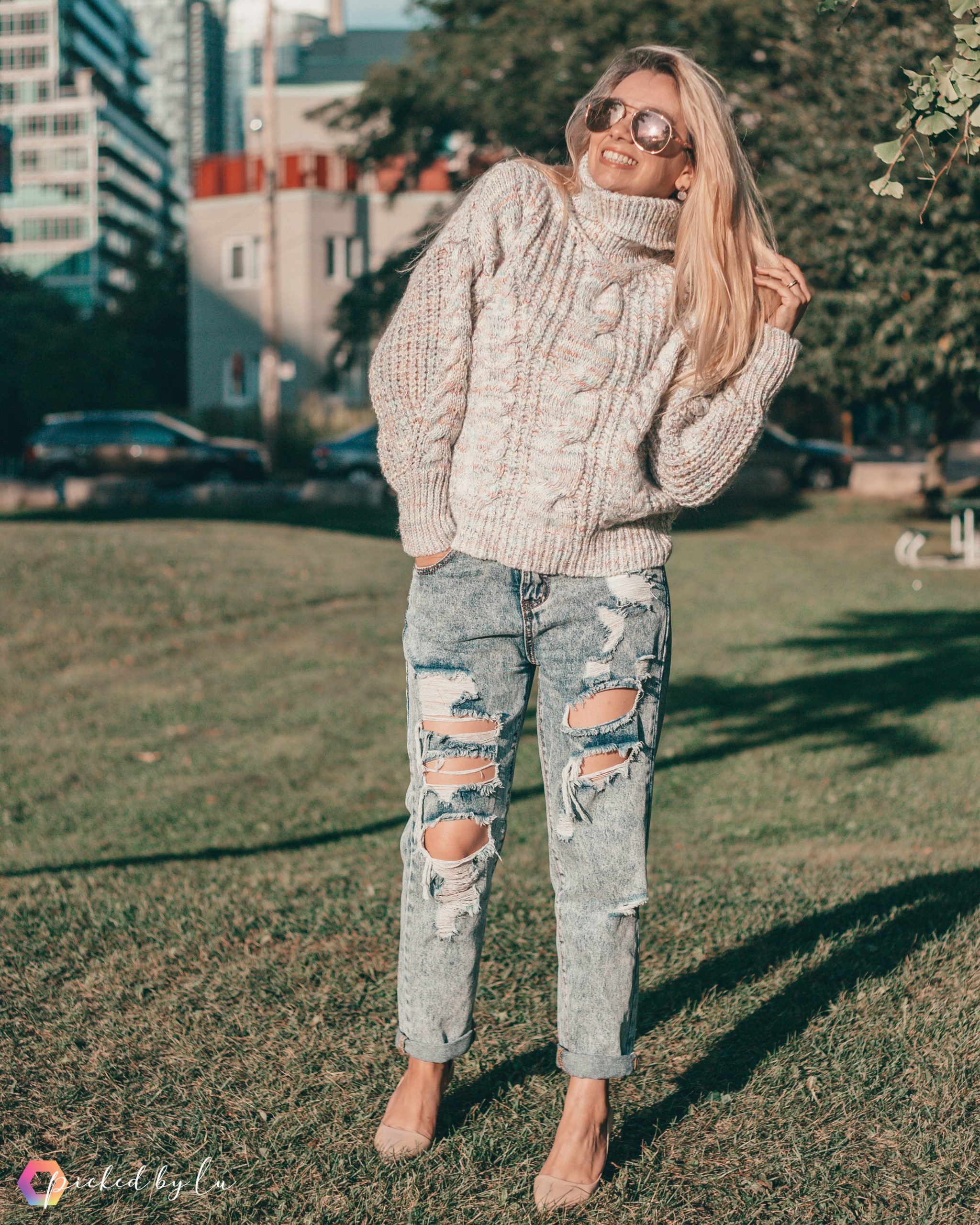 Ready for Fall Distressed jeans