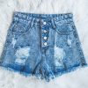 Forever Young Denim Shorts