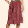 Glamour Pop Skirt in Brown