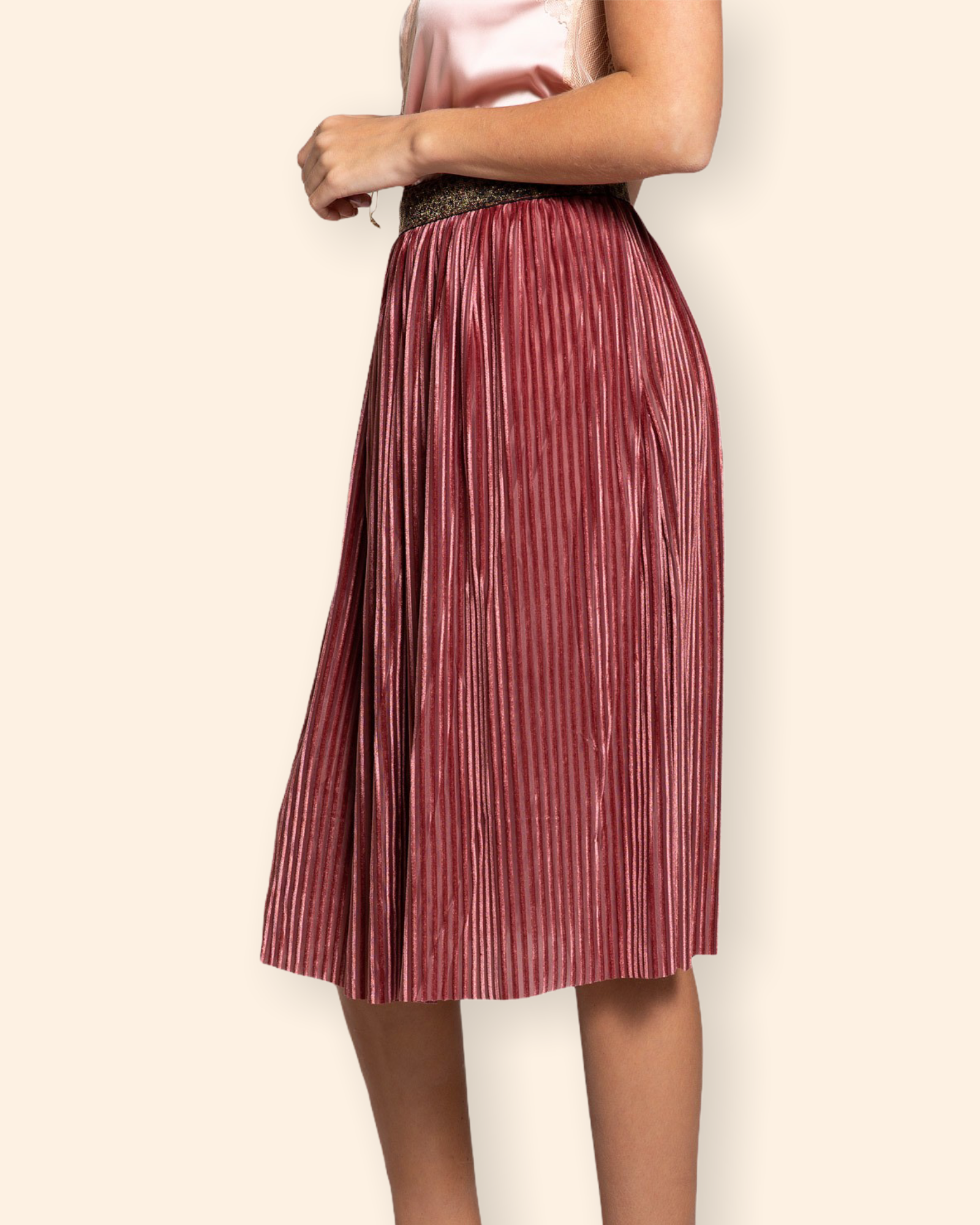 Glamour Pop Skirt in Brown