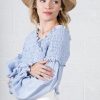 I can't get enough Smocked Top in bLue